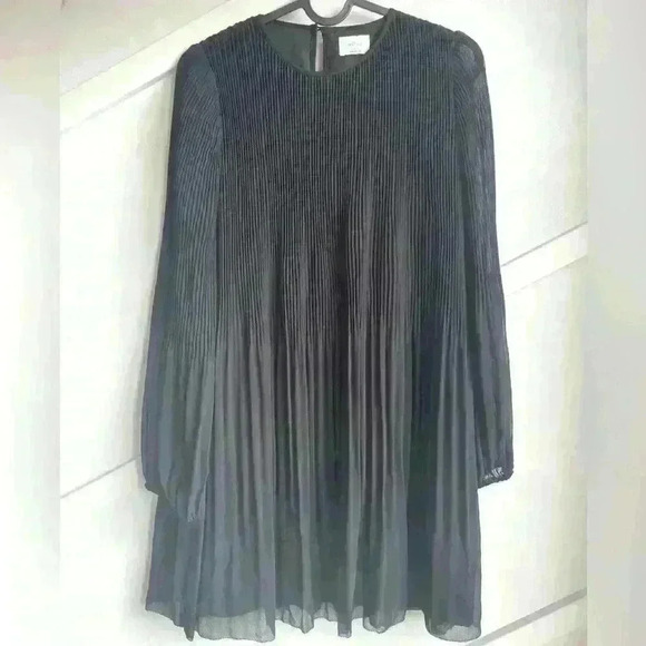 Aritzia Wilfred Daydreamer lightweight Mini Black Sheer Chiffon Short Size XXS - Picture 10 of 11